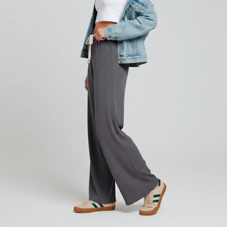 AD2637 PANTALON DE PIERNA ANCHA 9405